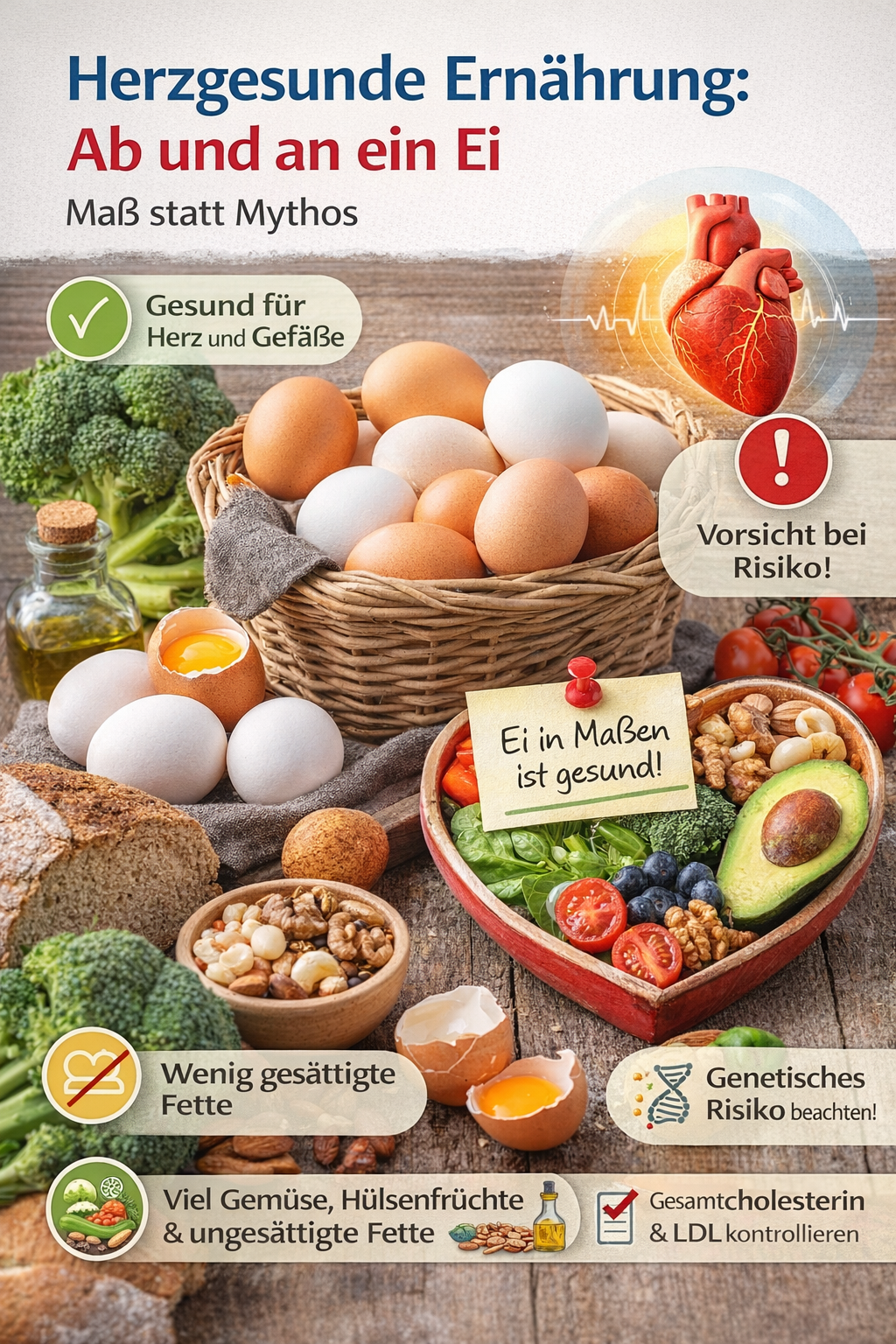 Jeden Tag ein Ei und am Sonntag gerne zwei?
